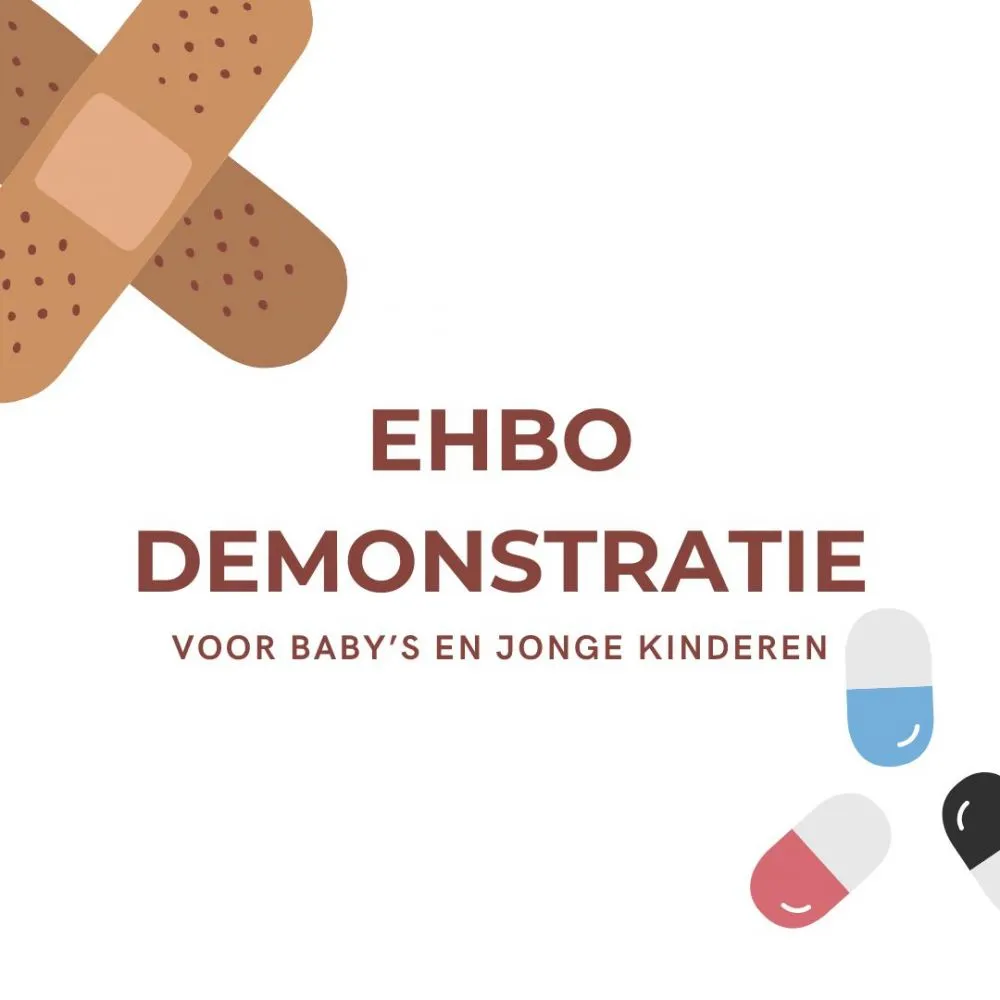 EHBO demonstratie voor baby's en jonge kinderen